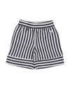 Monnalisa Newborn Girl Pants Midnight Blue Size 3 Viscose, Polyester In Blue