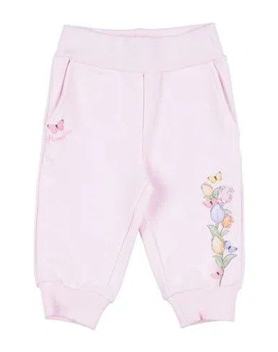 Monnalisa Babies'  Newborn Girl Pants Pink Size 3 Cotton, Elastane