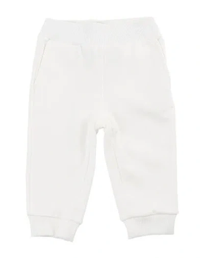 Monnalisa Babies'  Newborn Girl Pants White Size 3 Cotton, Elastane