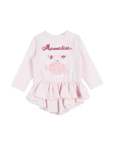 Monnalisa Babies'  Newborn Girl T-shirt Light Pink Size 3 Cotton, Elastane