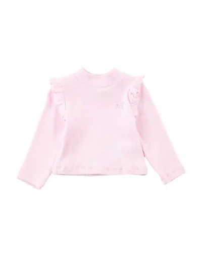 Monnalisa Babies'  Newborn Girl T-shirt Pink Size 3 Viscose, Elastane