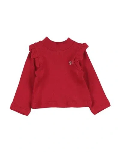 Monnalisa Babies'  Newborn Girl T-shirt Red Size 3 Viscose, Elastane