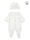 Monnalisa Onesie With Bows In White