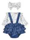 Monnalisa Organic-cotton Short Set In Multi
