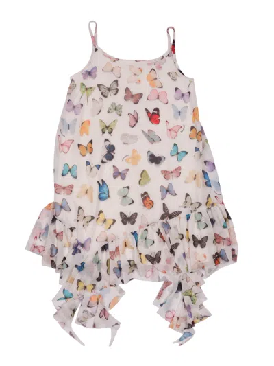 Monnalisa Abito Canottiera Tulle St In Multi