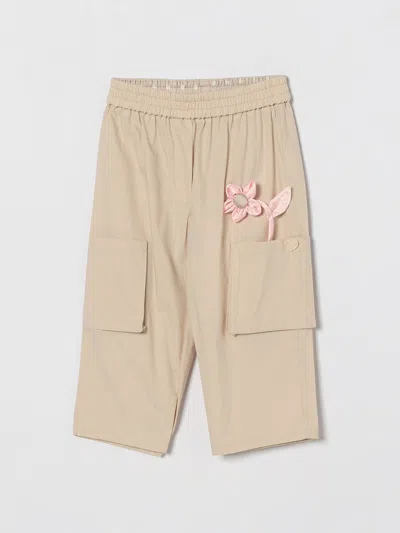 Monnalisa Babies'  Pants Kids In Brown