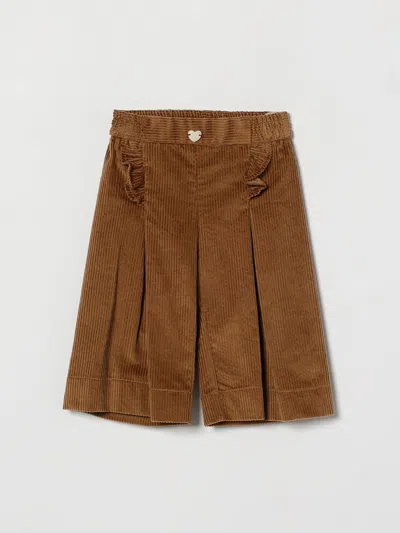 Monnalisa Babies'  Pants Kids In Brown