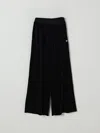 Monnalisa Broderie-anglaise Flared Trousers In Black