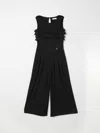 Monnalisa Long Playsuit With Belt In Schwarz