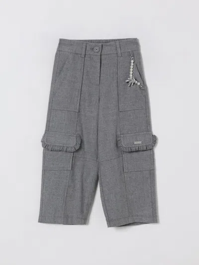 Monnalisa Pants  Kids Color Grey In Gray