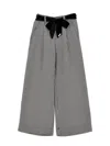 Monnalisa Houndstooth Wide-leg Trousers