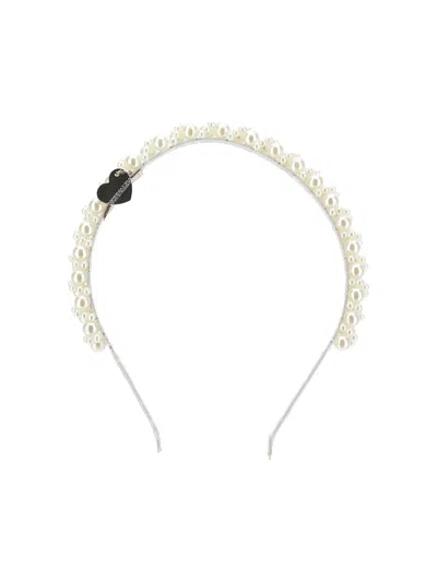 Monnalisa Babies'  Pearl Headband In White
