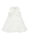 Monnalisa Peter Pan-collar A-line Dress In White