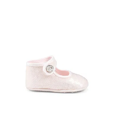 Monnalisa Kids' Pink Ballet Flats For Baby Girl
