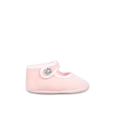 Monnalisa Kids' Pink Ballet Flats For Baby Girl