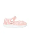 Monnalisa Pink Ballet Shoes For Girl With Bow In Pink