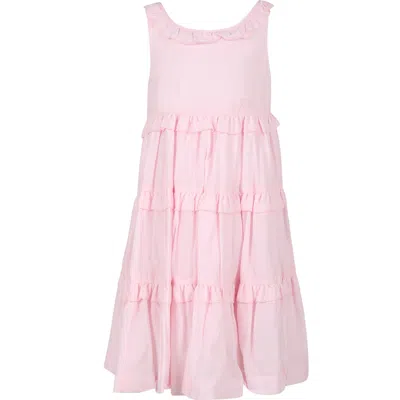 Monnalisa Kids' Pink Dress For Girl