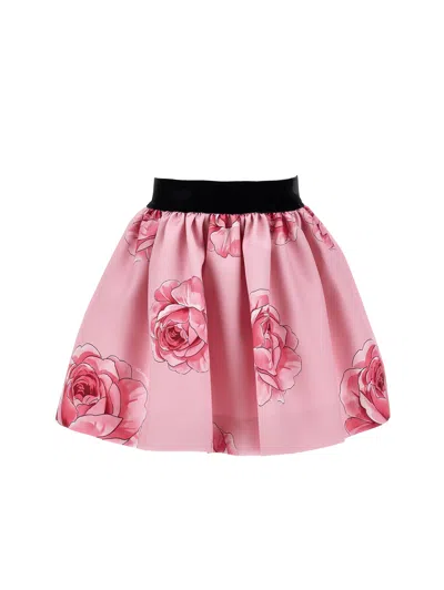 MONNALISA MONNALISA  PINK MIKADO SKIRT