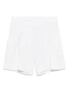 Monnalisa Pinstripe-pattern Shorts In White