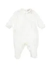 Monnalisa Playsuit With Tulle Details In Cream