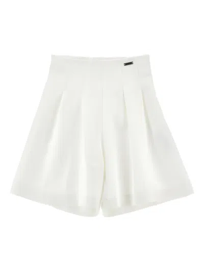 Monnalisa Kids' Pleated Shorts In Red