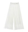 Monnalisa Plissierte Cocktailhose In White