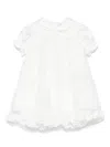 Monnalisa Point D'esprit Short Set In White
