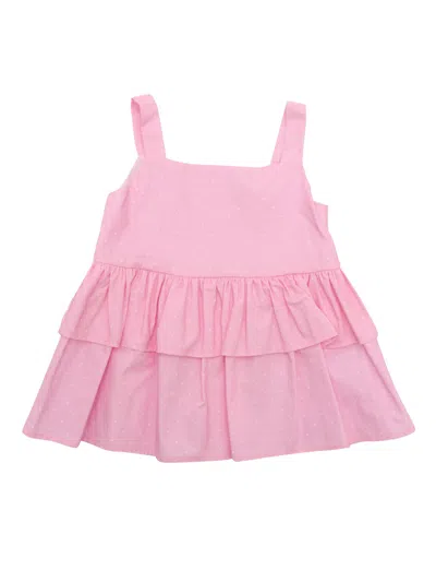 Monnalisa Kids' Popeline Top In Pink