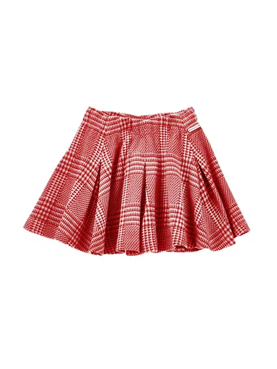 Monnalisa Babies'   Prince Of Wales Miniskirt In Brown