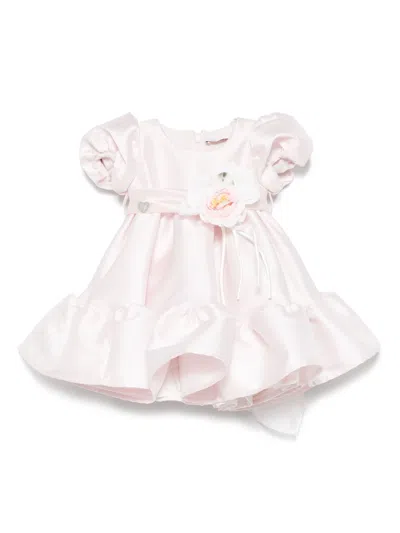 Monnalisa Babies' Princess Mikado Dress In Pink