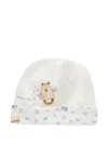 Monnalisa Printed Beanie In White