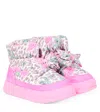 Monnalisa Bedruckte Stiefel In Pink