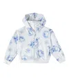 Monnalisa Printed Cotton-blend Hoodie In Weiss