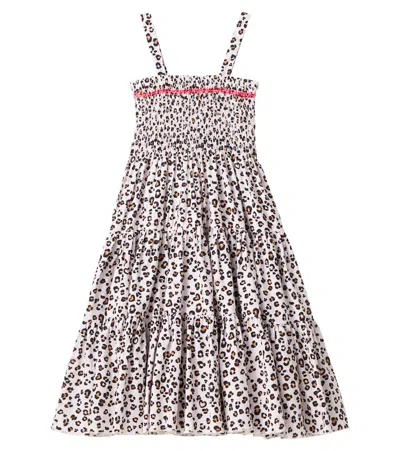 MONNALISA PRINTED COTTON DRESS