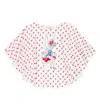 Monnalisa Printed Cotton Muslin Poncho In White