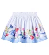 Monnalisa Printed Cotton Skirt In White