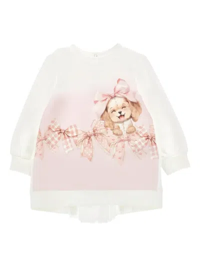 Monnalisa Babies' Printed Dress In Multi