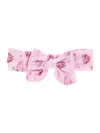 Monnalisa Printed Jersey Band In Rosa Fairy Tale