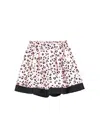 Monnalisa Leopard-print Shorts In Rosa Fairytale + Black