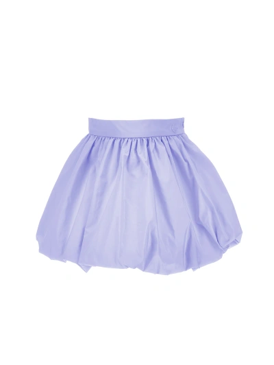 Monnalisa Kids'   Puffball Taffeta Skirt In Wisteria