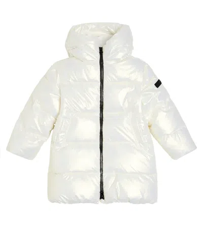 Monnalisa Kids' Puffer Coat In White
