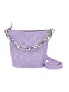 Monnalisa Pvc Bucket Bag In Wisteria
