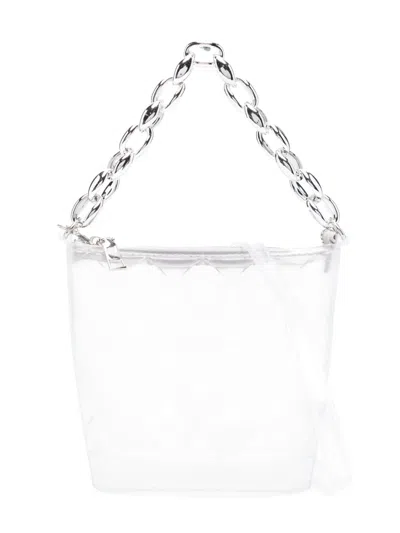 Monnalisa Kids' Quilted Bucket Bag In Neutrals