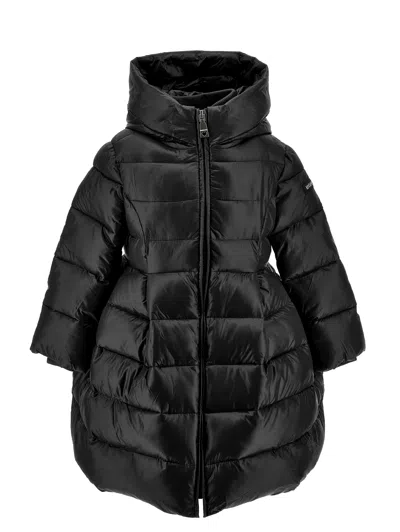Monnalisa Babies'  Quilted Down Jacket In Black