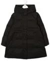 Monnalisa Quilted-finish Down Coat In 黑色
