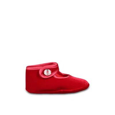 Monnalisa Kids' Red Ballet Flats For Baby Girl