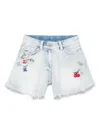 Monnalisa Rhinestone-embellished Shorts