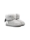 MONNALISA RHINESTONE-EMBELLISHED SUEDE BOOTS