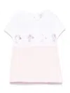 Monnalisa Rhinestone-embellished T-shirt In White