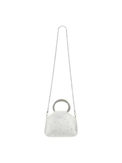 Monnalisa Babies'   Rhinestone Party Bag In White